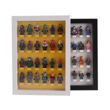 High Quality Creative Custom Foldable 3D Wood Picture Photo Frame LEGO blocks Shadow Box Display Case